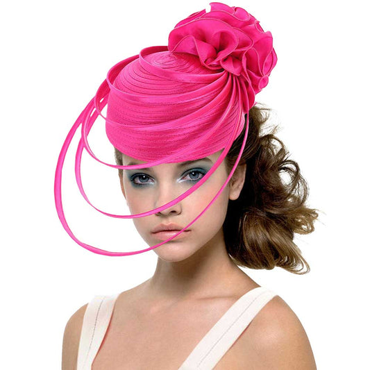 Women's Fabric Pointed Elastic String Dressy Hat