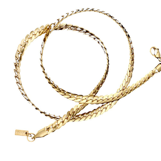 18 INCH, 5mm Stainless Steel Metal Chain Necklace