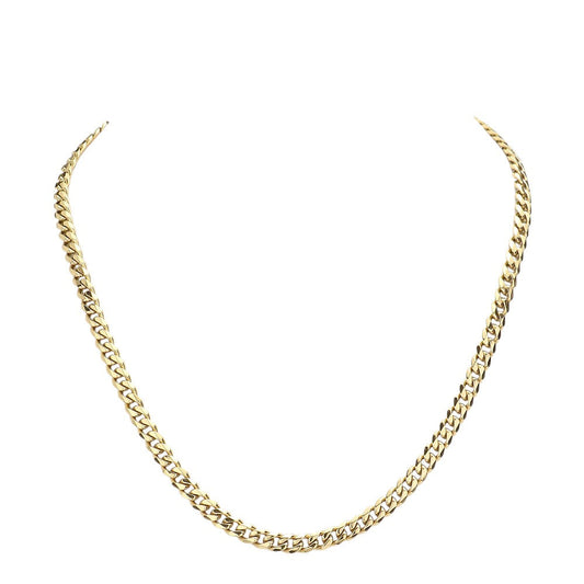6 Diamond Cut Stainless Steel 20 Inch 6.2mm Cuban Chain Necklace