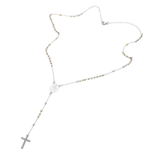 Stainless Steel Rosaries Necklace