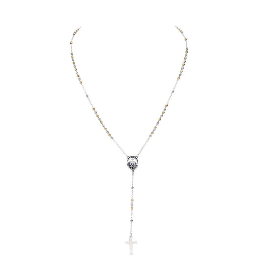 Stainless Steel Rosaries Necklace