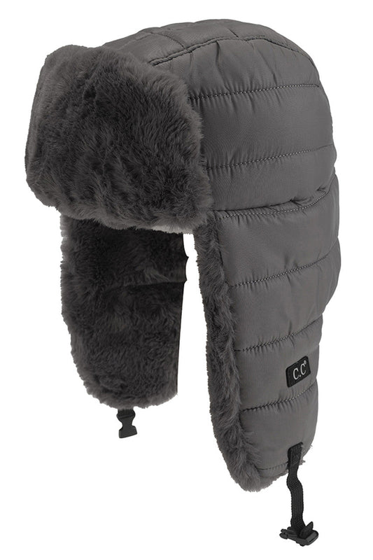 C.C Padded Faux Fur Trapper Hat