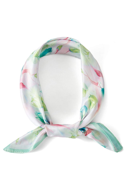 Floral Pattern Print Bandana Summer Scarf