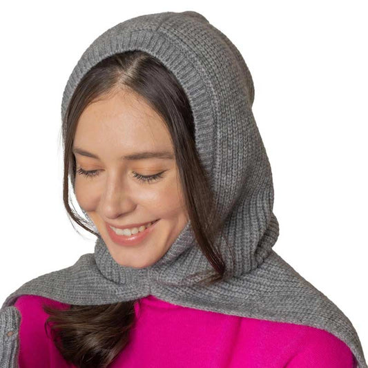 Solid Color Snood Hat