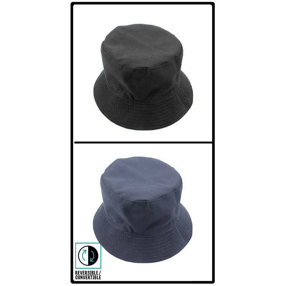 Reversible Solid Bucket Hat