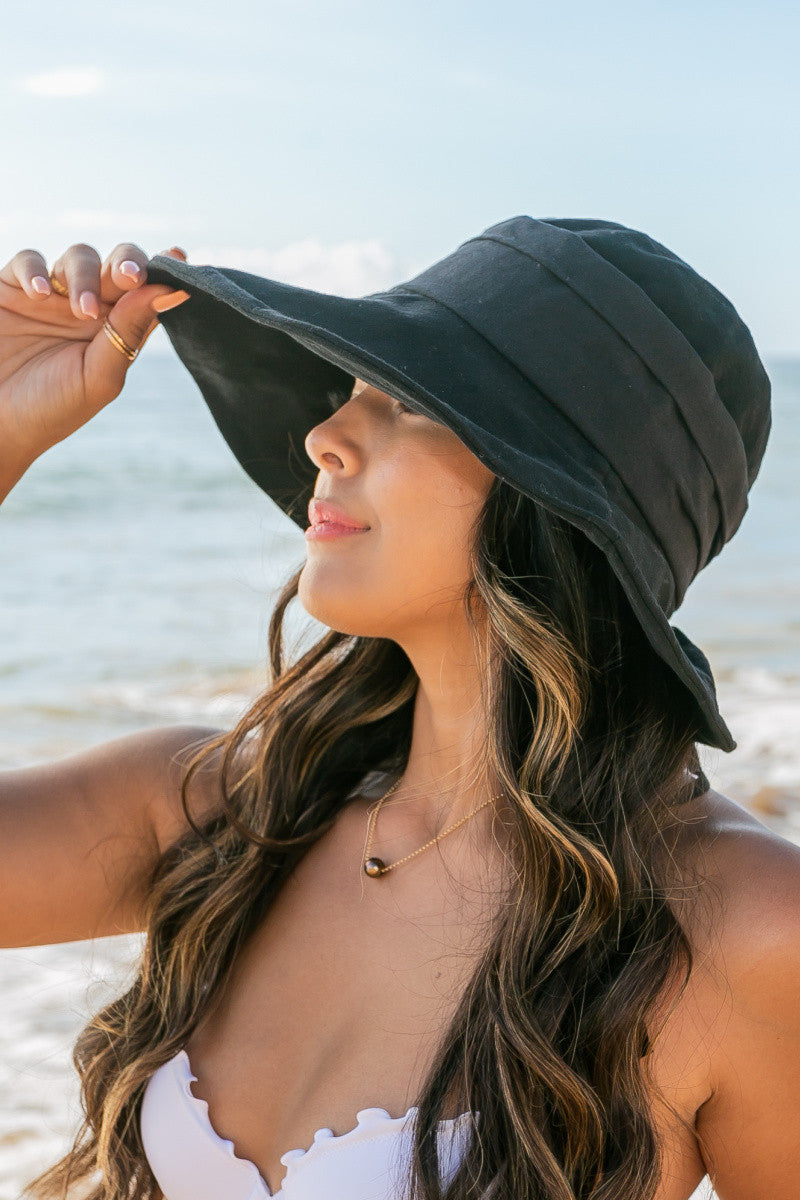 Tie Back Bucket Sunhat