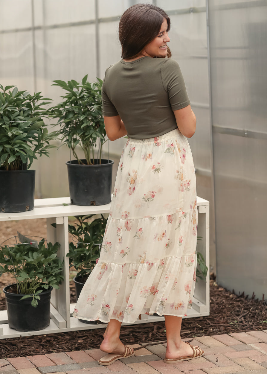 Helena Tiered Maxi Skirt