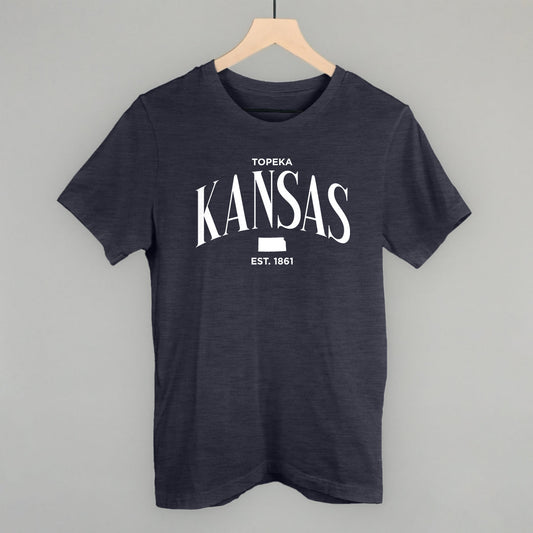 Kansas Est. 1861 (White)