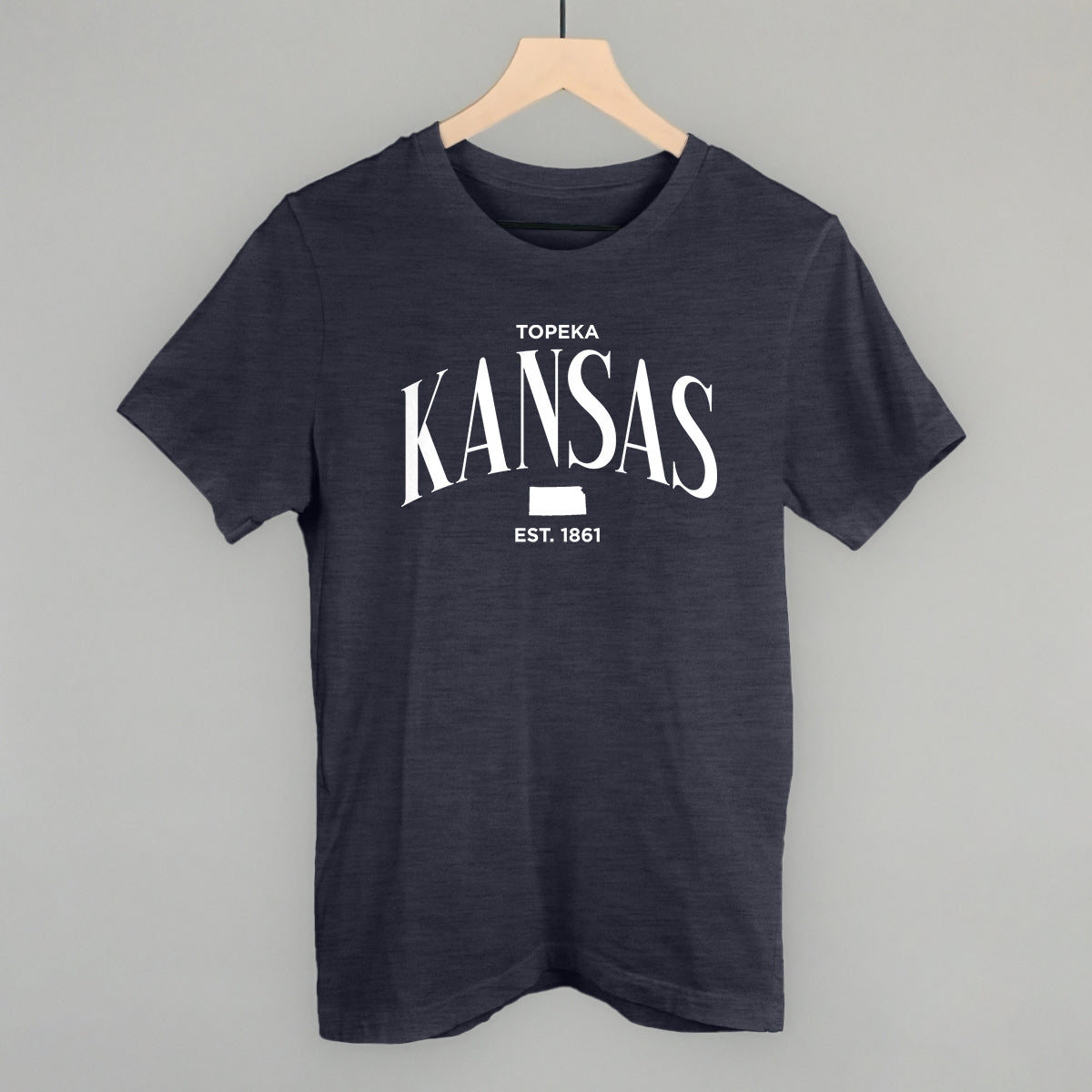 Kansas Est. 1861 (White)