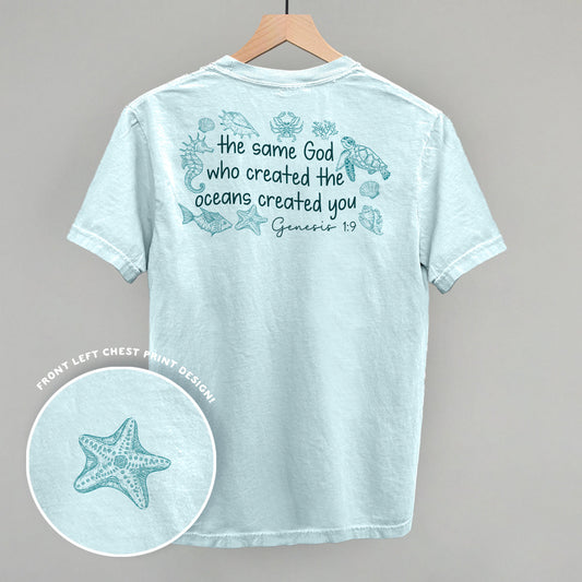 The Same God Who Created Oceans (Back Print)