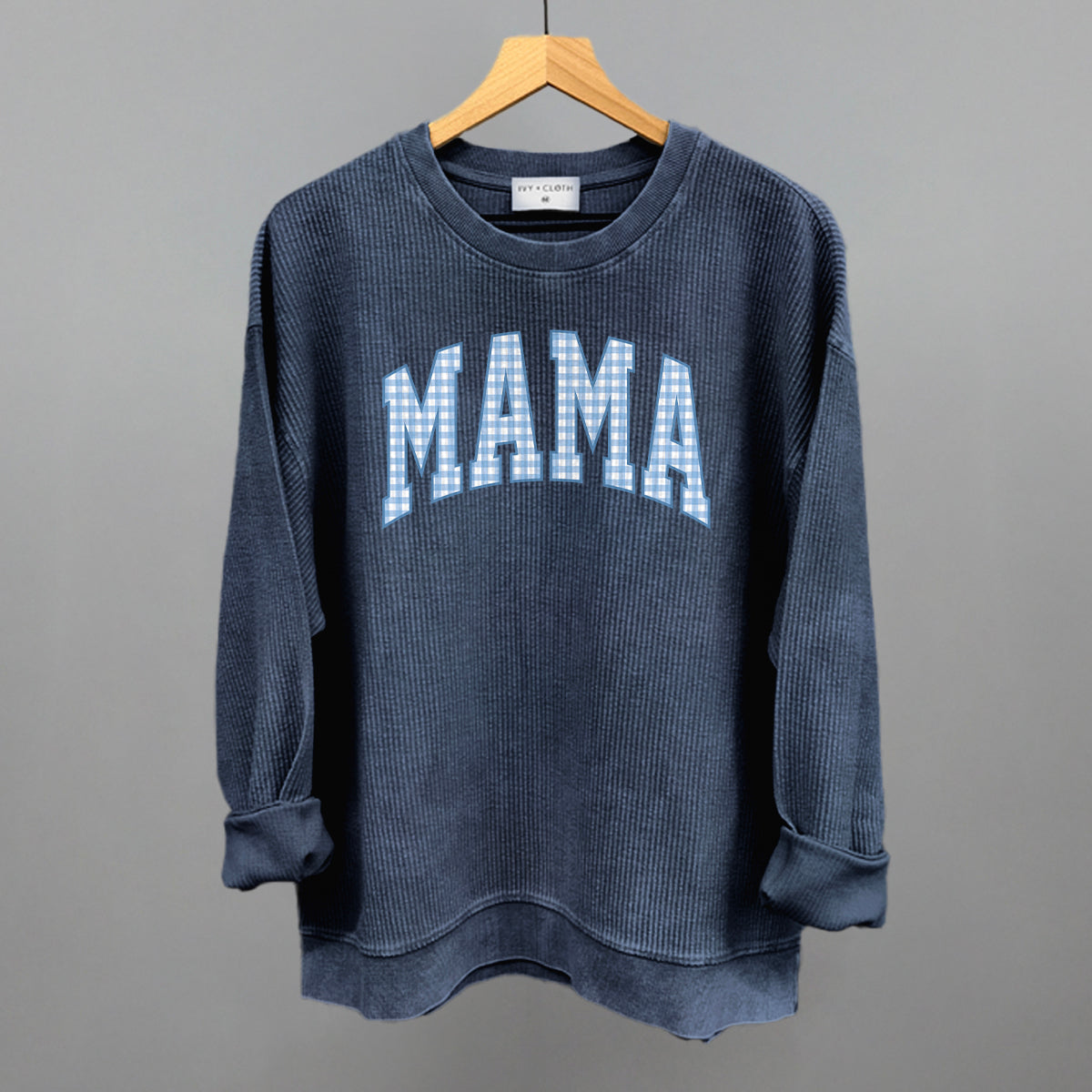 Mama Blue Gingham Arch