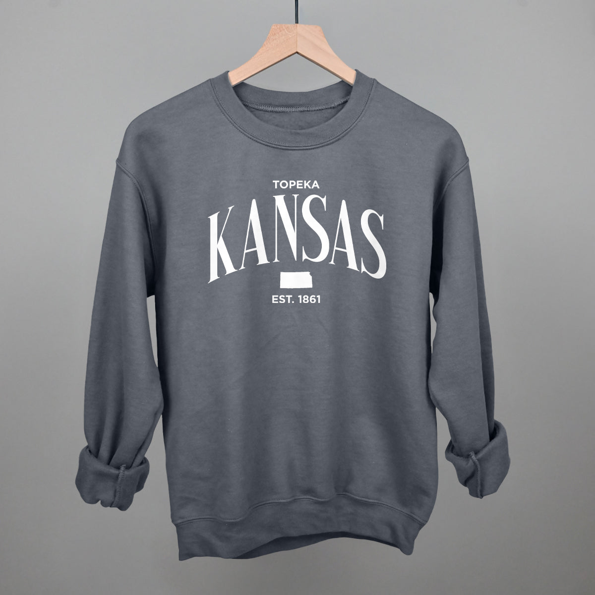 Kansas Est. 1861 (White)