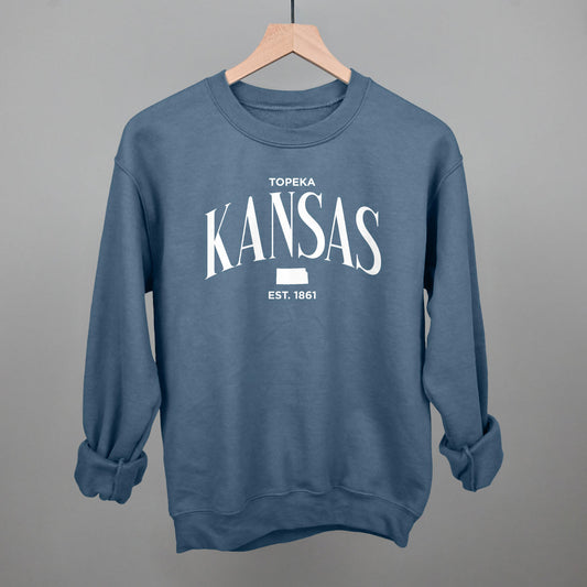 Kansas Est. 1861 (White)