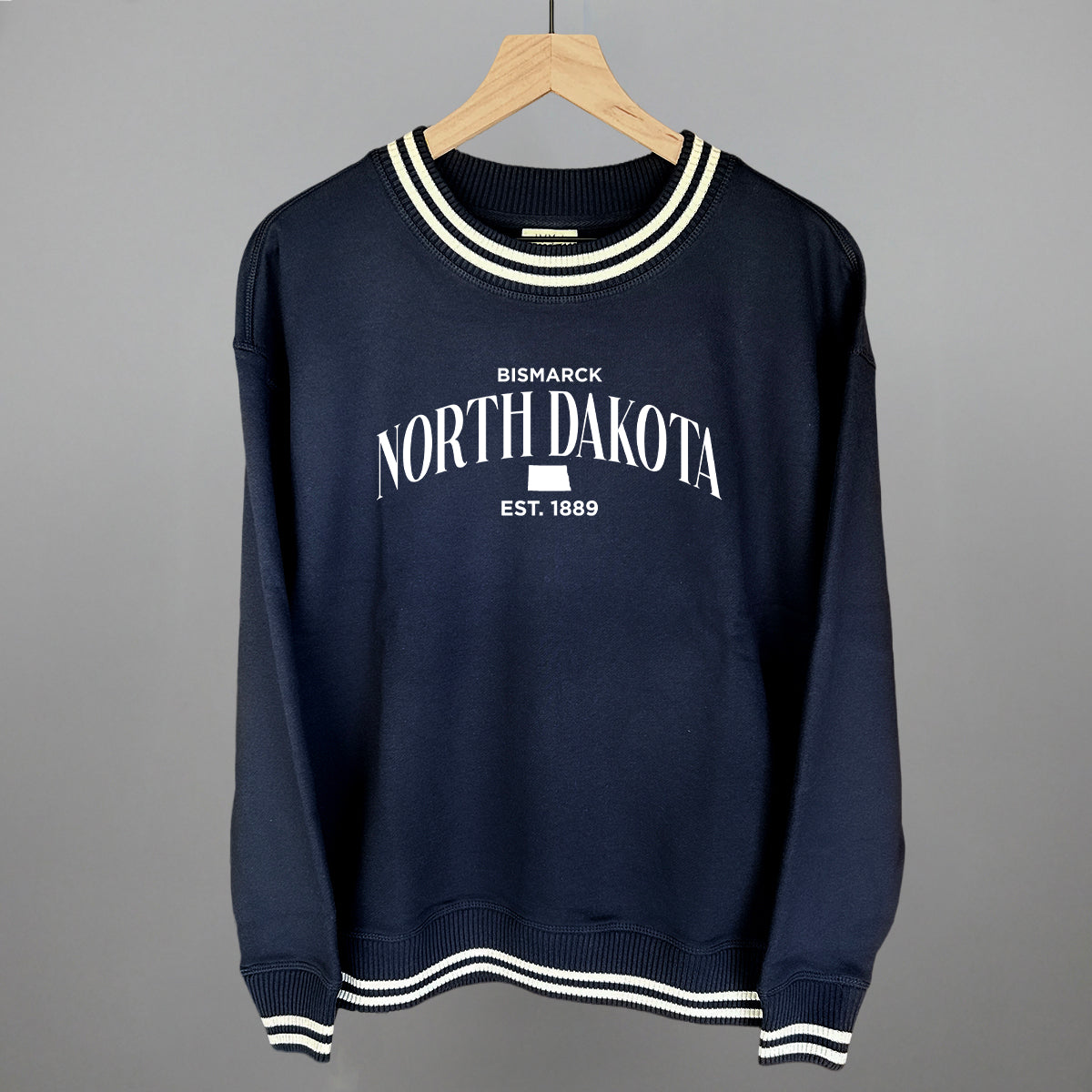 North Dakota Est. 1889 (White)