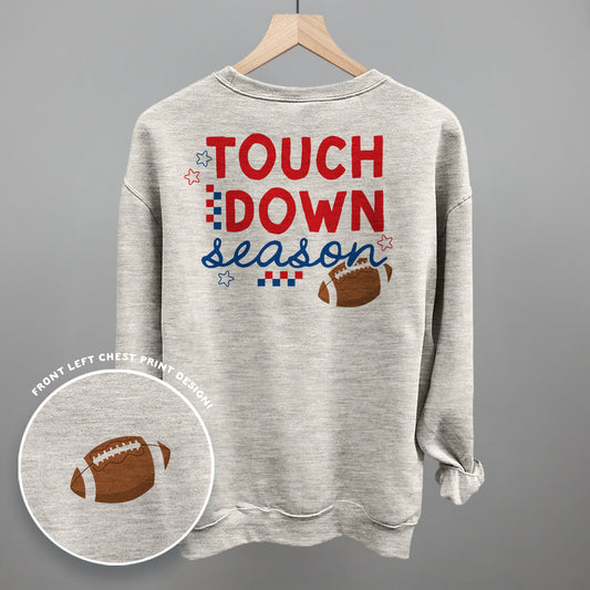 Touchdown Season Red And Blue (Back Print)