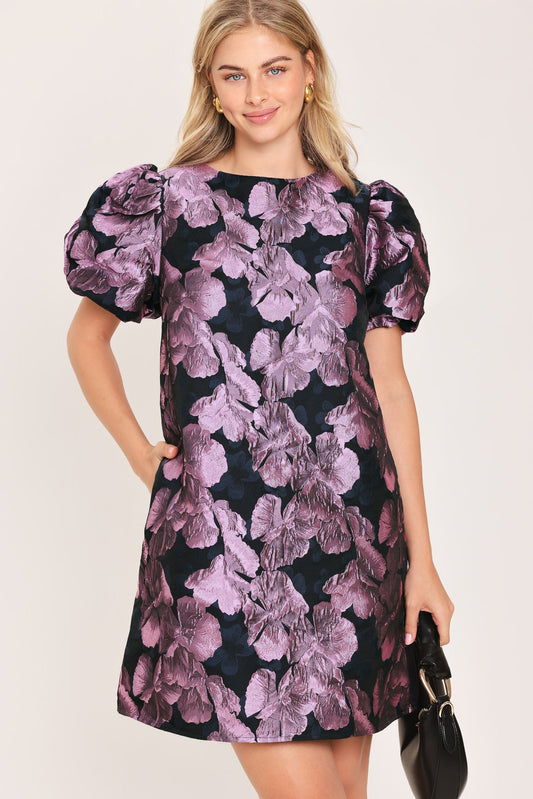 PARTY PERFECT WOVEN MINI DRESS
