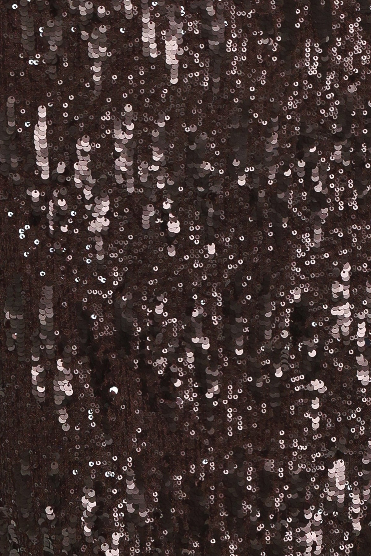 BRONZE AFTERGLOW BROWN SEQUIN SLIP MIDI DRESS