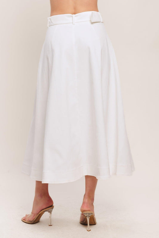 EASY WEAR WESTERN WOVEN MIDI SKIRT