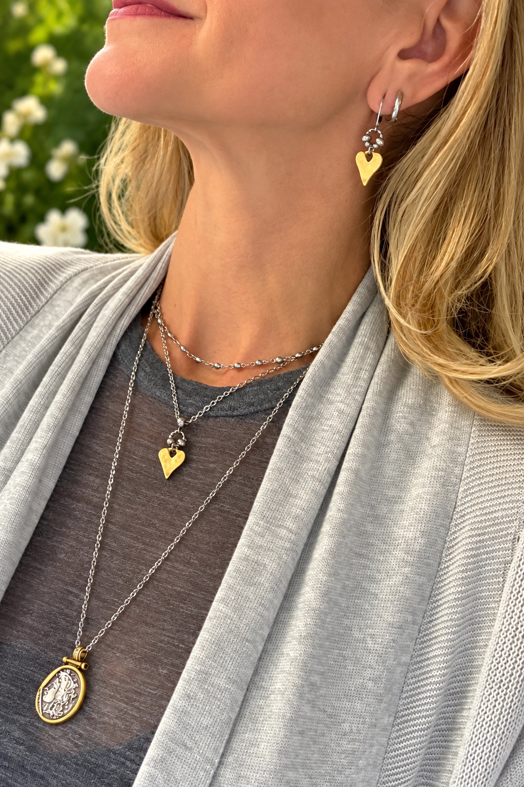RUSTIC HEART NECKLACE