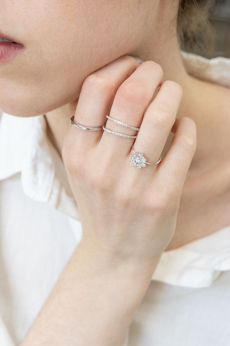 Flowers Sparkling Ring