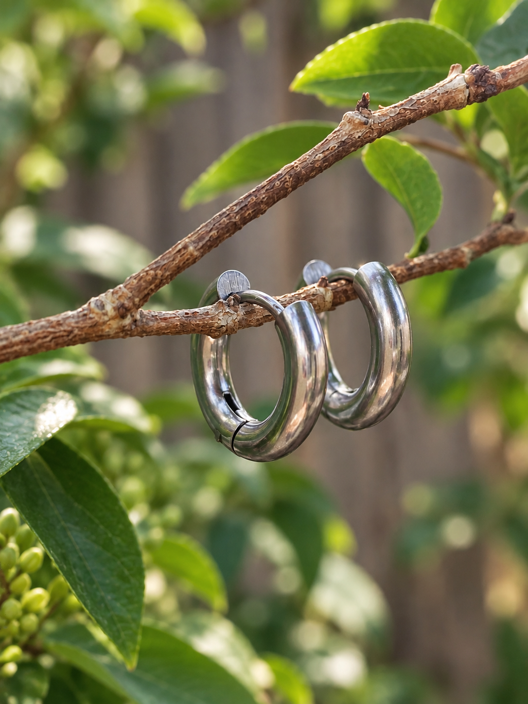 HUGGIE HOOP EARRINGS