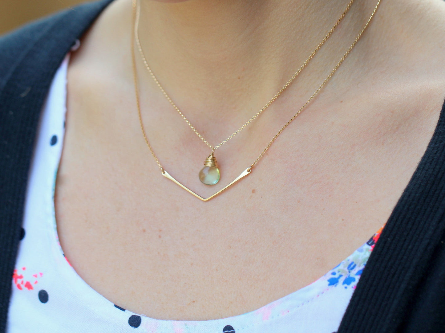 Chevron Layering Necklace