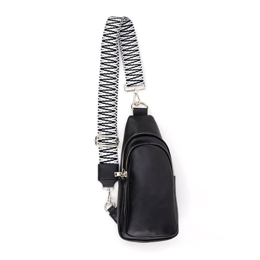 The Arden Sling Bag with Guitar Strap | Black