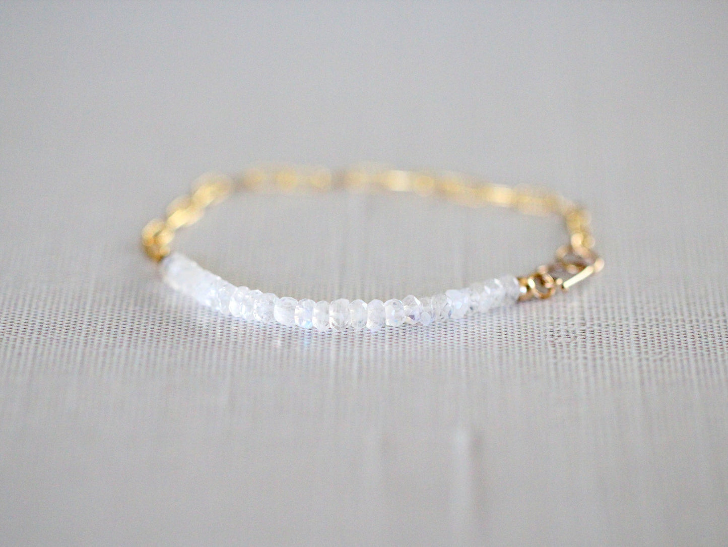 Cara Beaded Bracelet - Moonstone