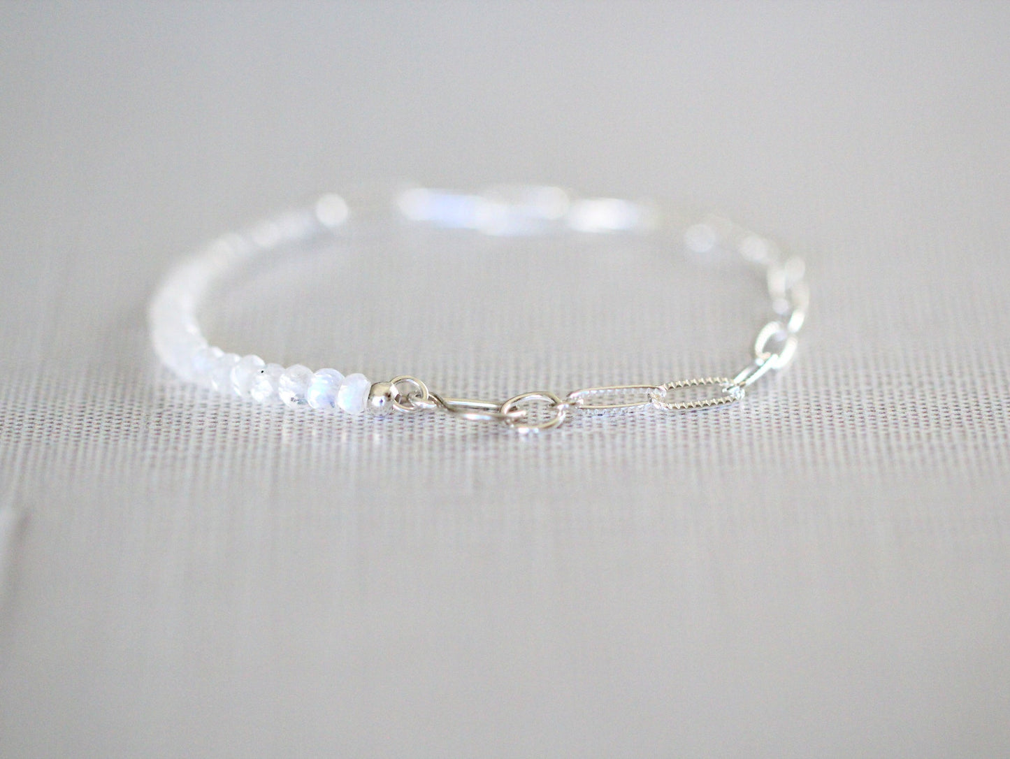 Cara Beaded Bracelet - Moonstone