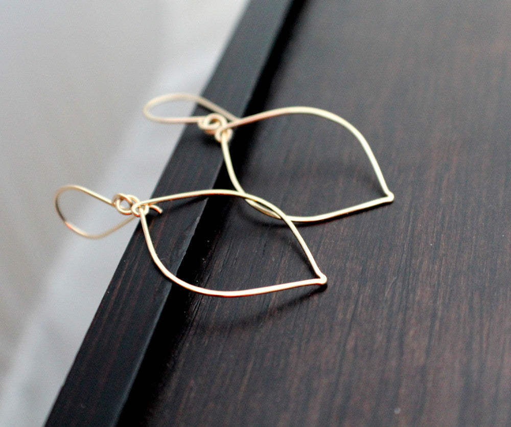 Gold Leaf Earrings