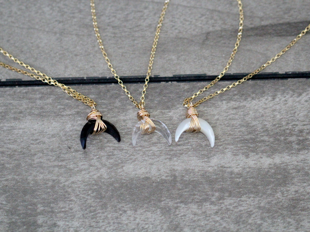 Moonbeam Necklace - ( Multiple Colors Available )  As Seen On Chambers