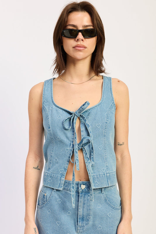 Solene Tie Top