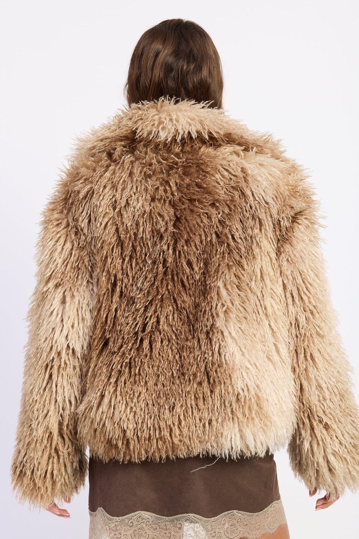 Zafrina Faux Fur Coat