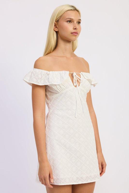 Grace Mini Off Shoulder Dress