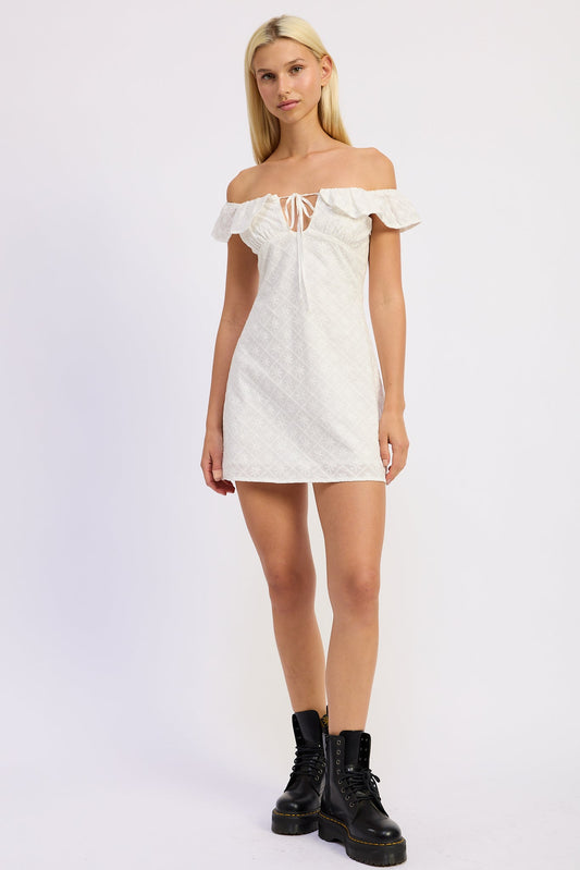 Grace Mini Off Shoulder Dress