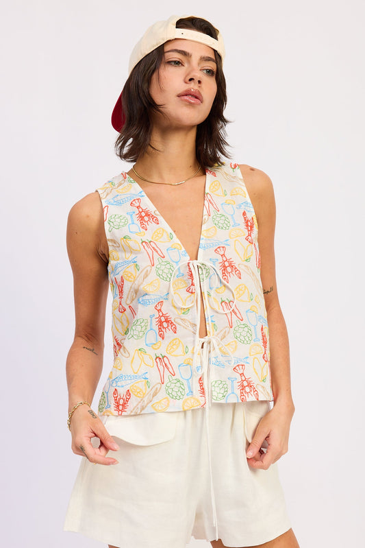 Onira Vest Top