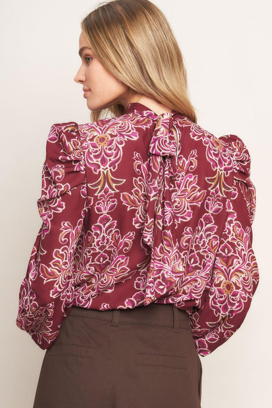 FLOATING ON BY WOVEN TOP