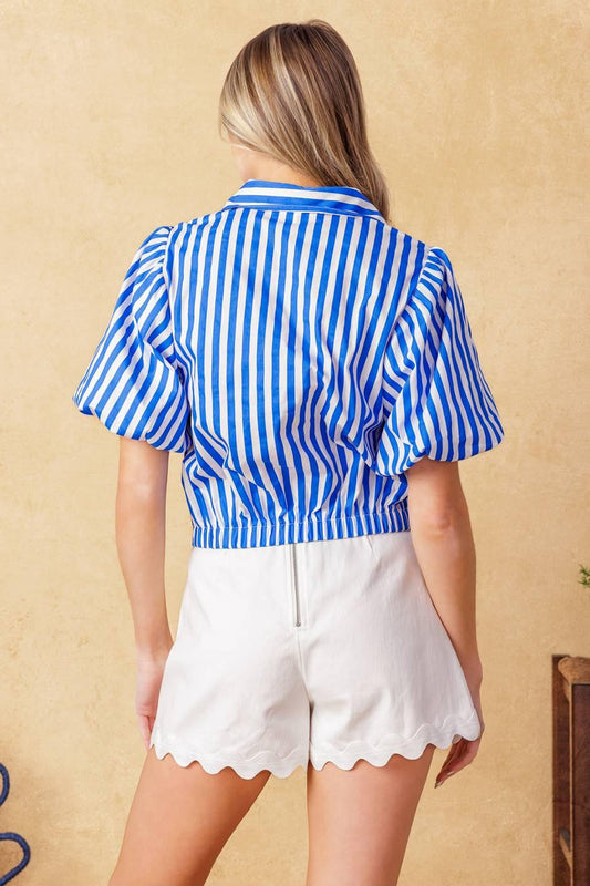CITY CINDERELLA WOVEN TOP