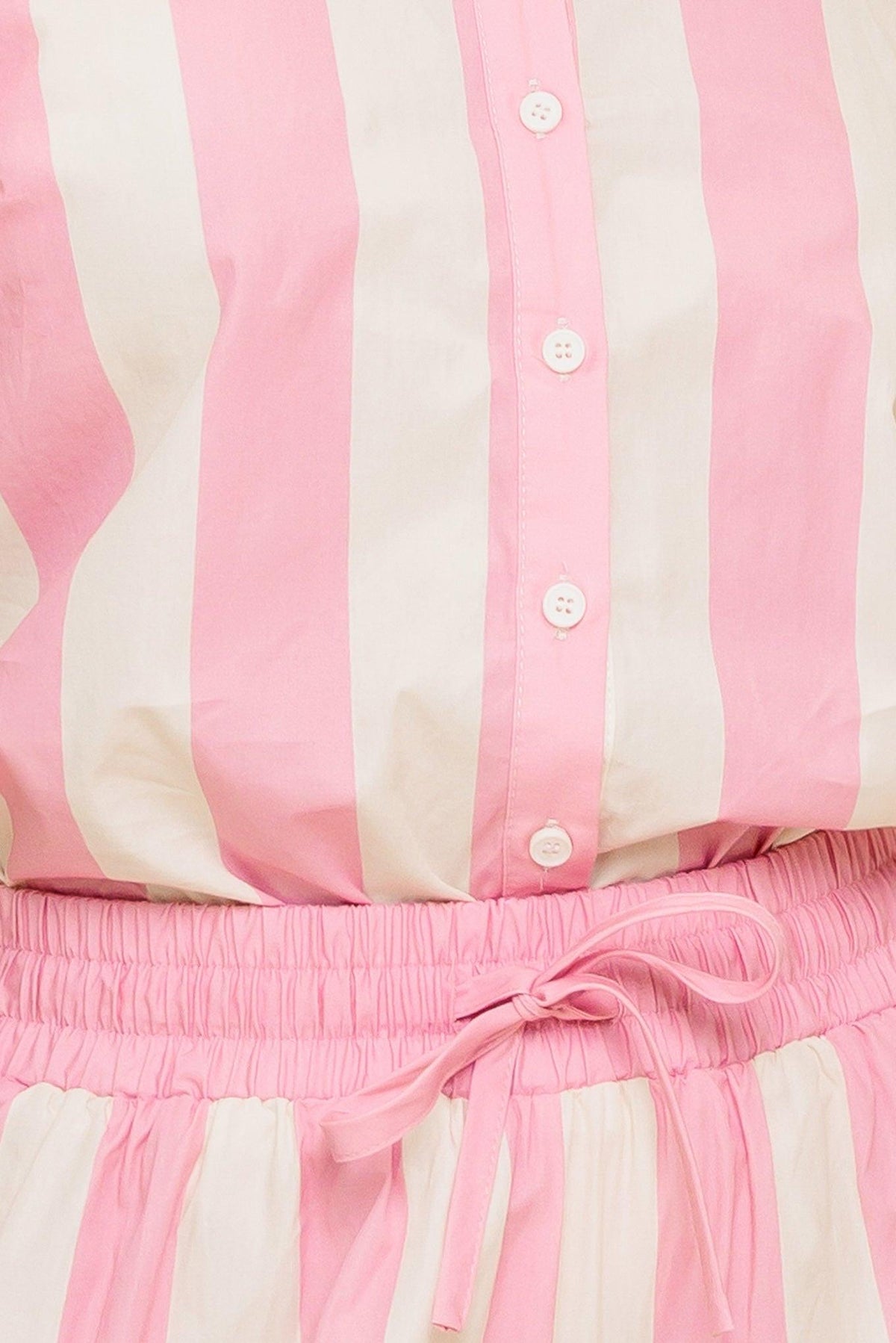 WINK & WALK STRIPE WOVEN TOP AND PANT SET