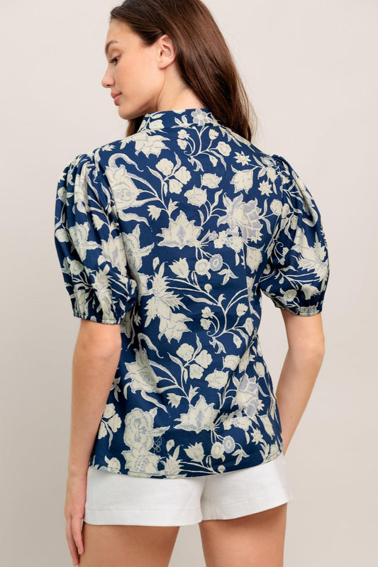 FEELING ROMANTIC WOVEN TOP