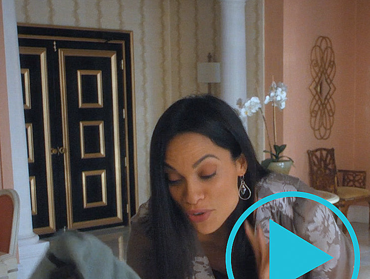 Arrow Hoop Earrings - Crystal Quartz  ( As Seen On Jane the Virgin )