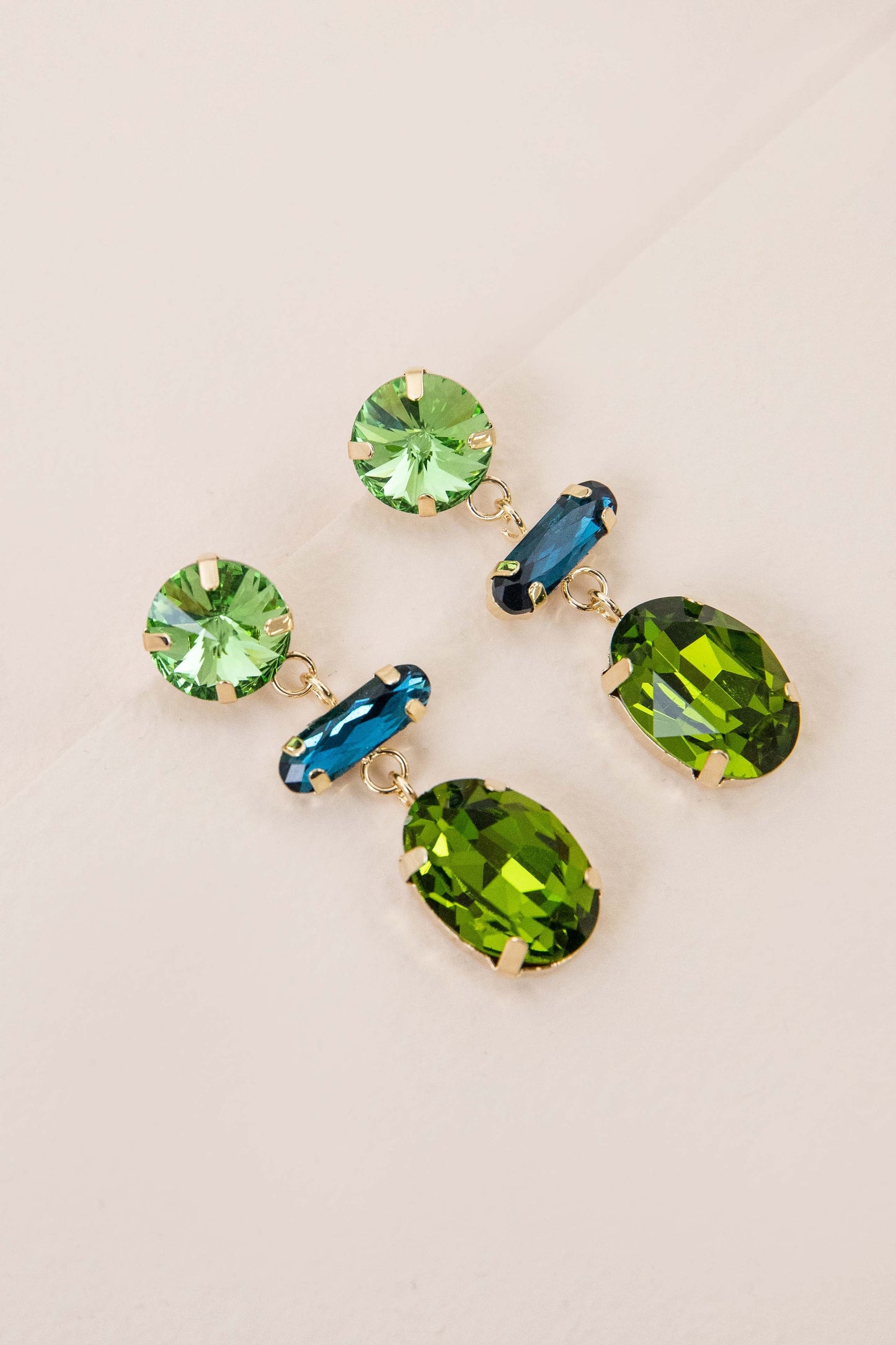 Lucille Drop Earrings | Forest