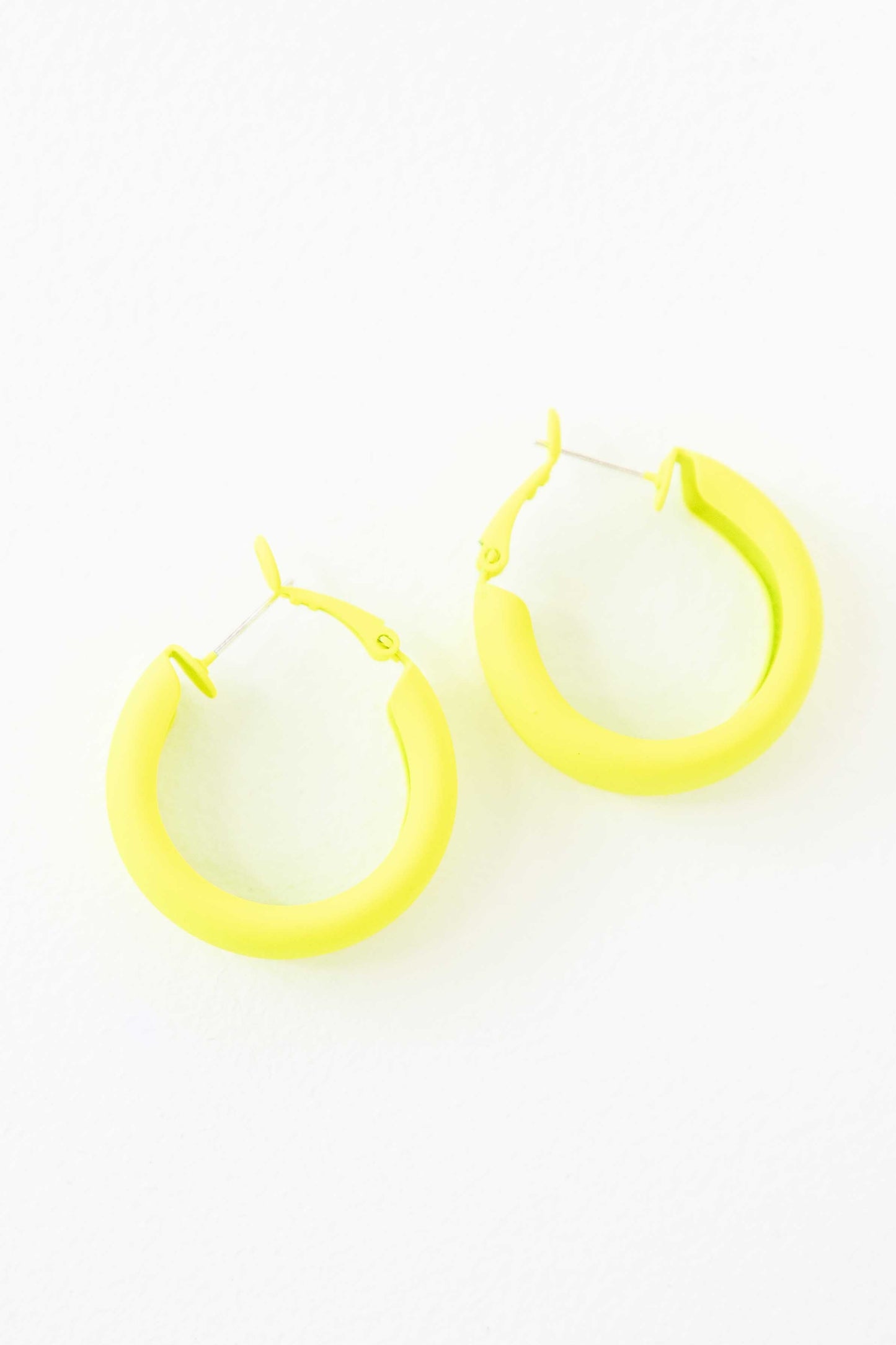 Eclectic Hoop Earrings | Yellow