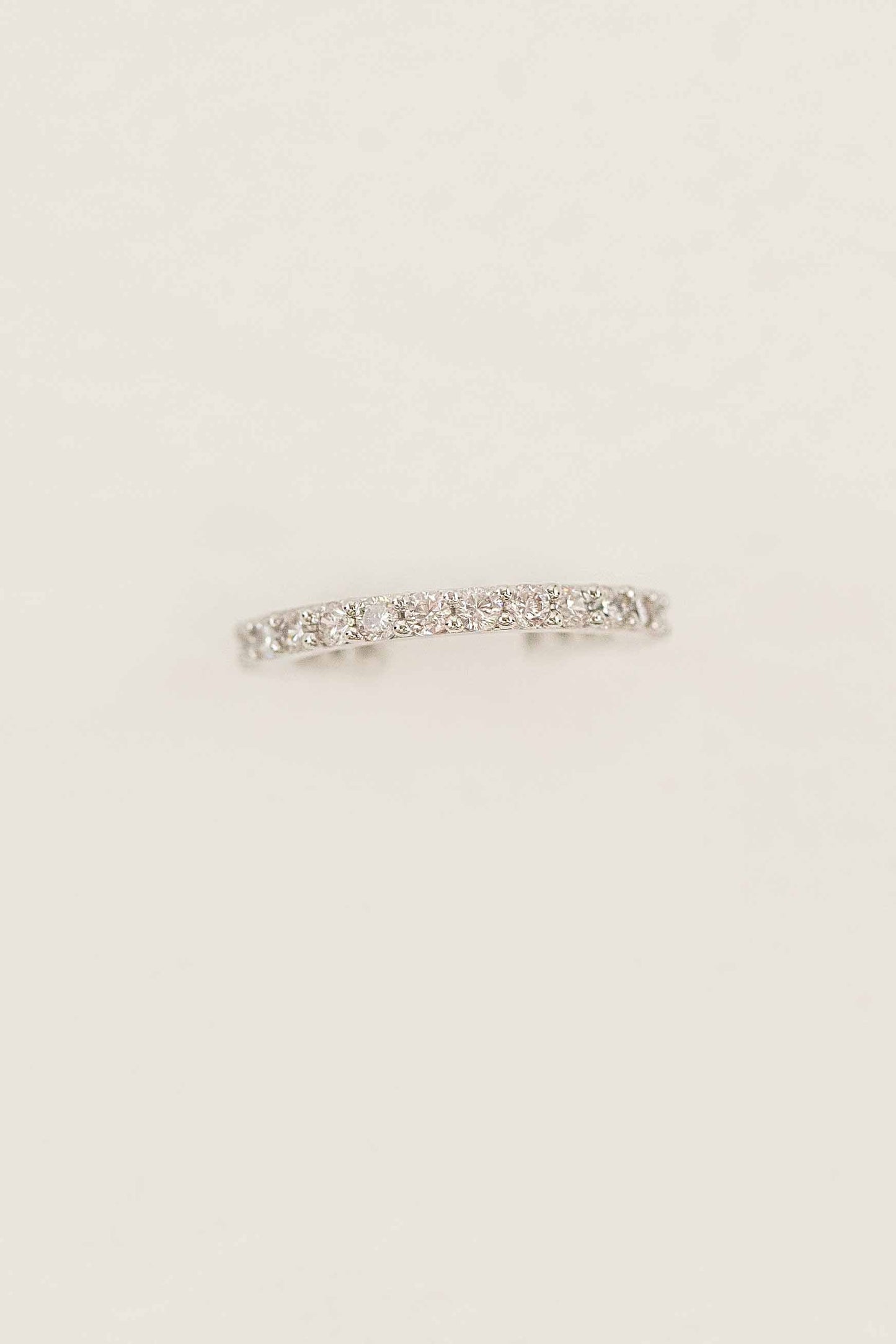 Crystal Cuff Earrings | Silver