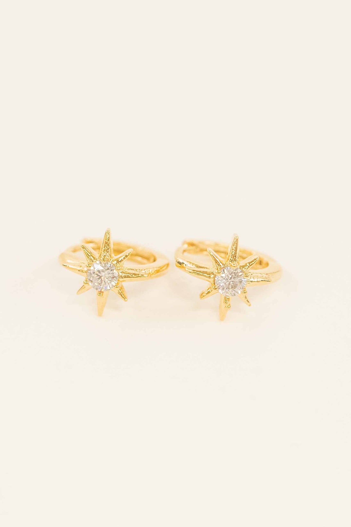 True North Hoop Earrings | Gold
