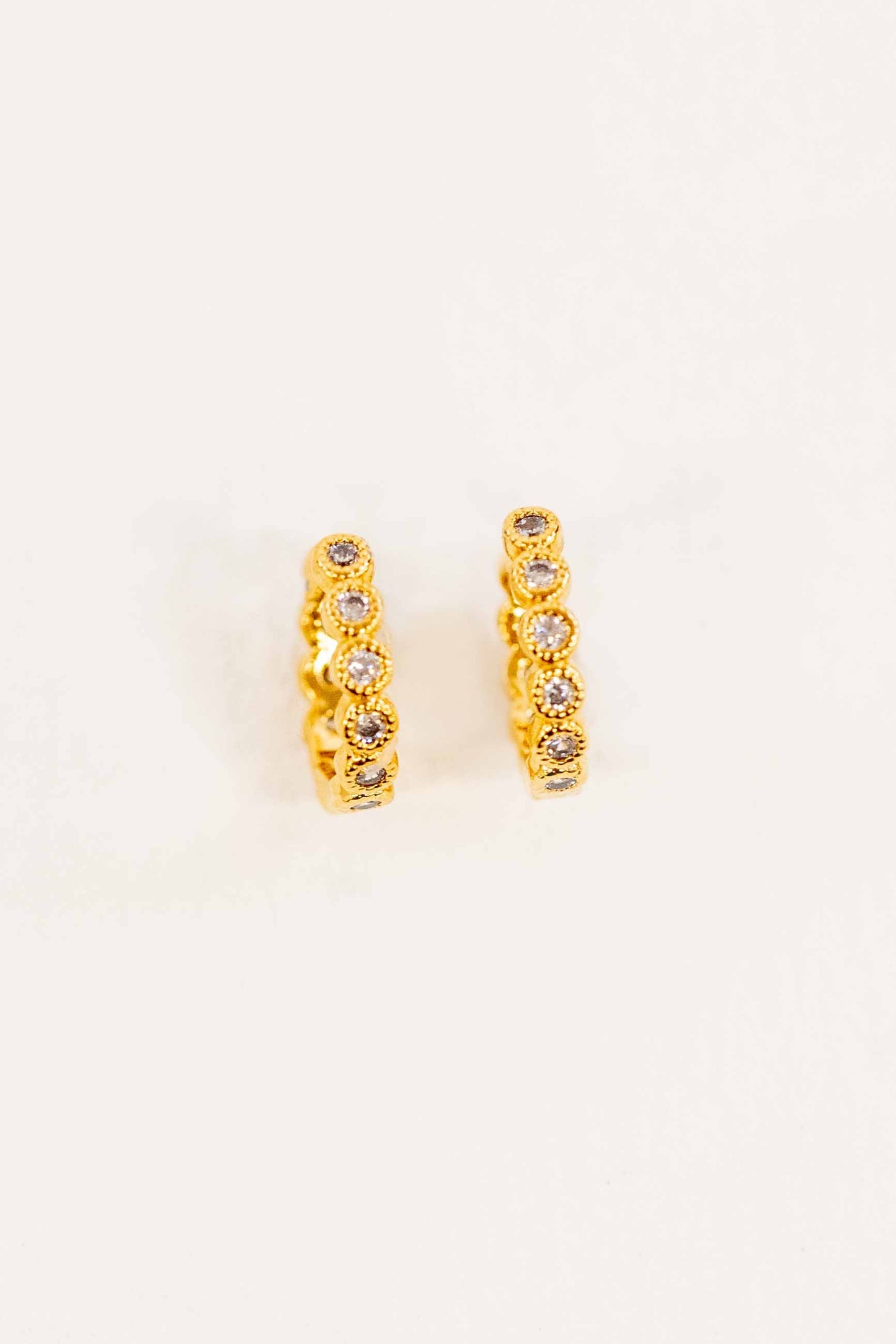 Surreal Huggie Hoop Earrings | Gold
