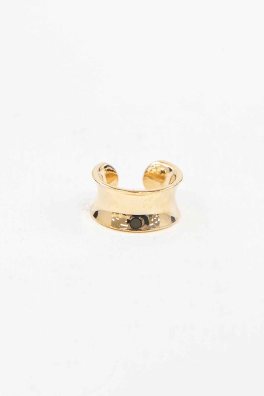 Solid Ear Cuff Earrings | Gold