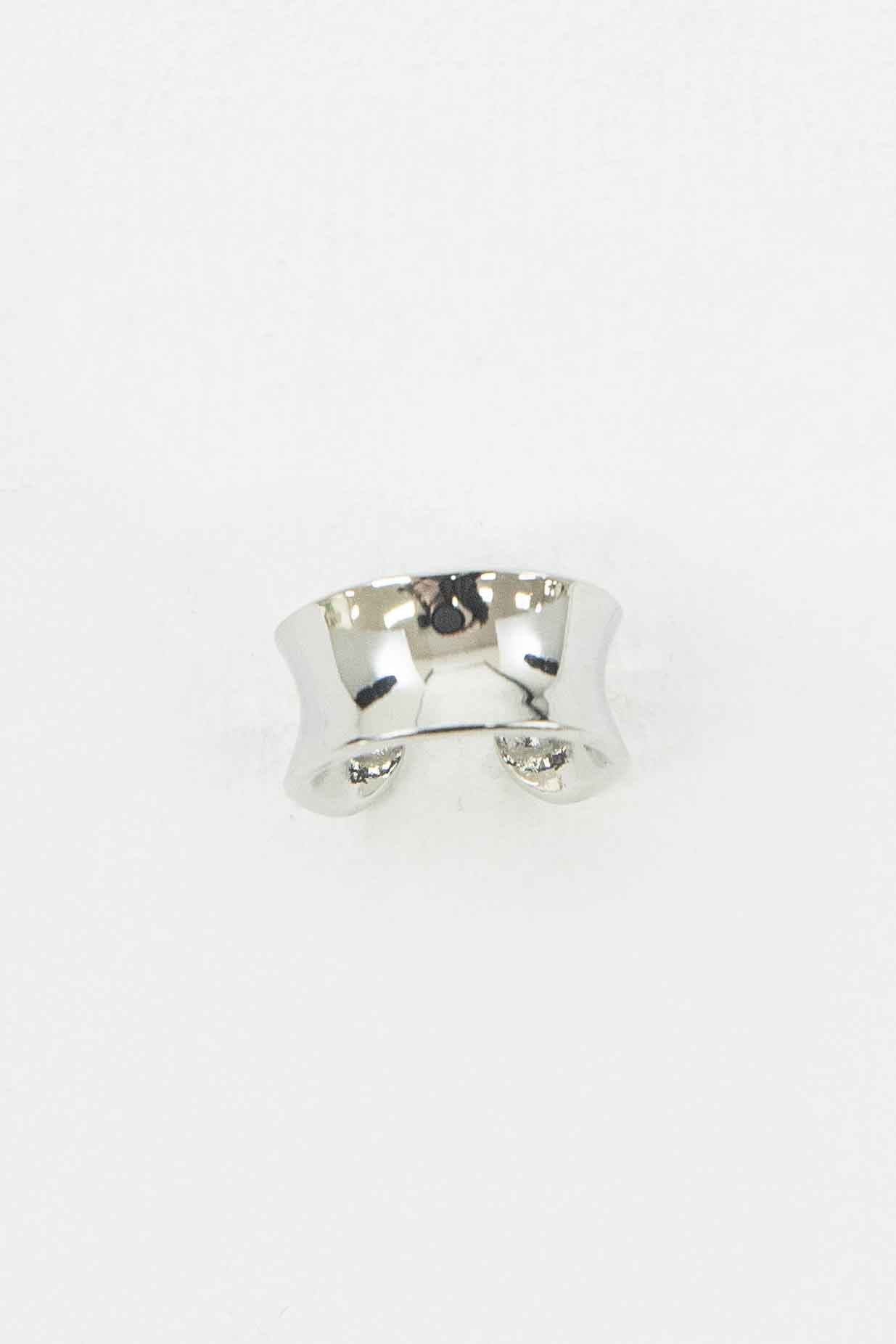 Solid Ear Cuff Earrings | Silver