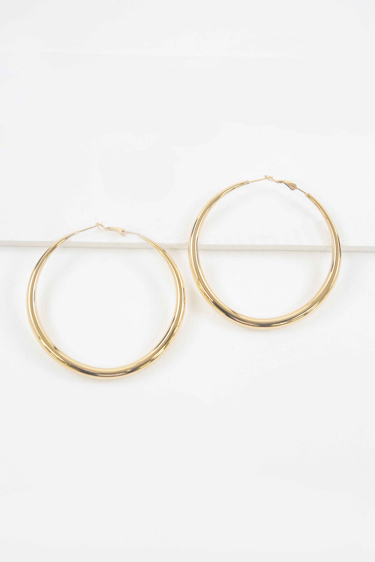 Bold Hoop Earrings | Gold