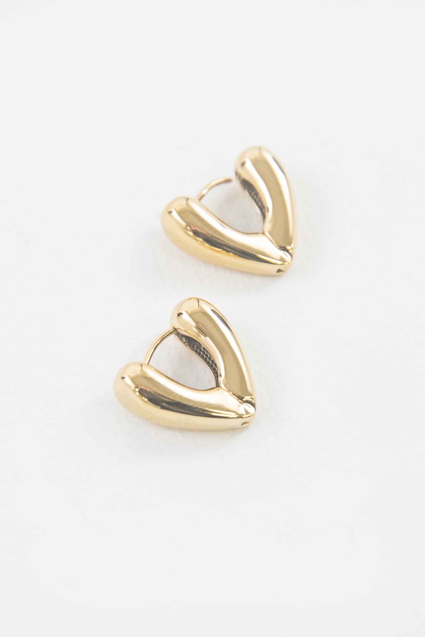 V Huggie Hoop Earrings